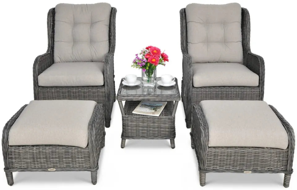 Atpūtas komplekts Sien Duo tumši pelēks - N1 Home