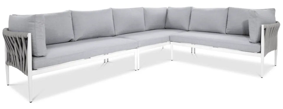 Dārza komplekts Mona balts/pelēks - N1 Home