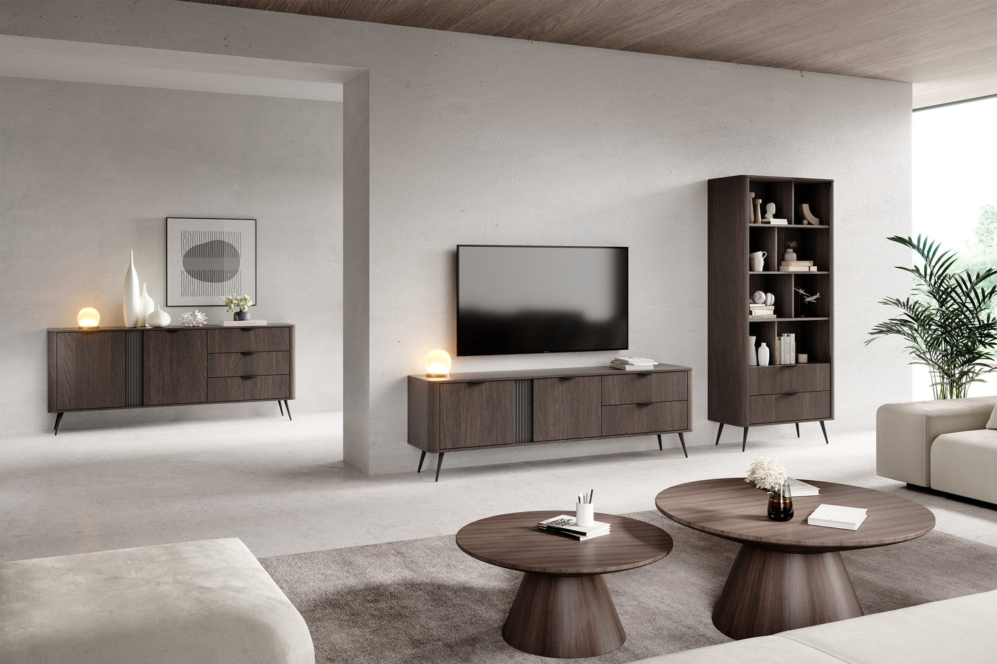 Kumode Verto 81/195/38 cm Dunin ozols