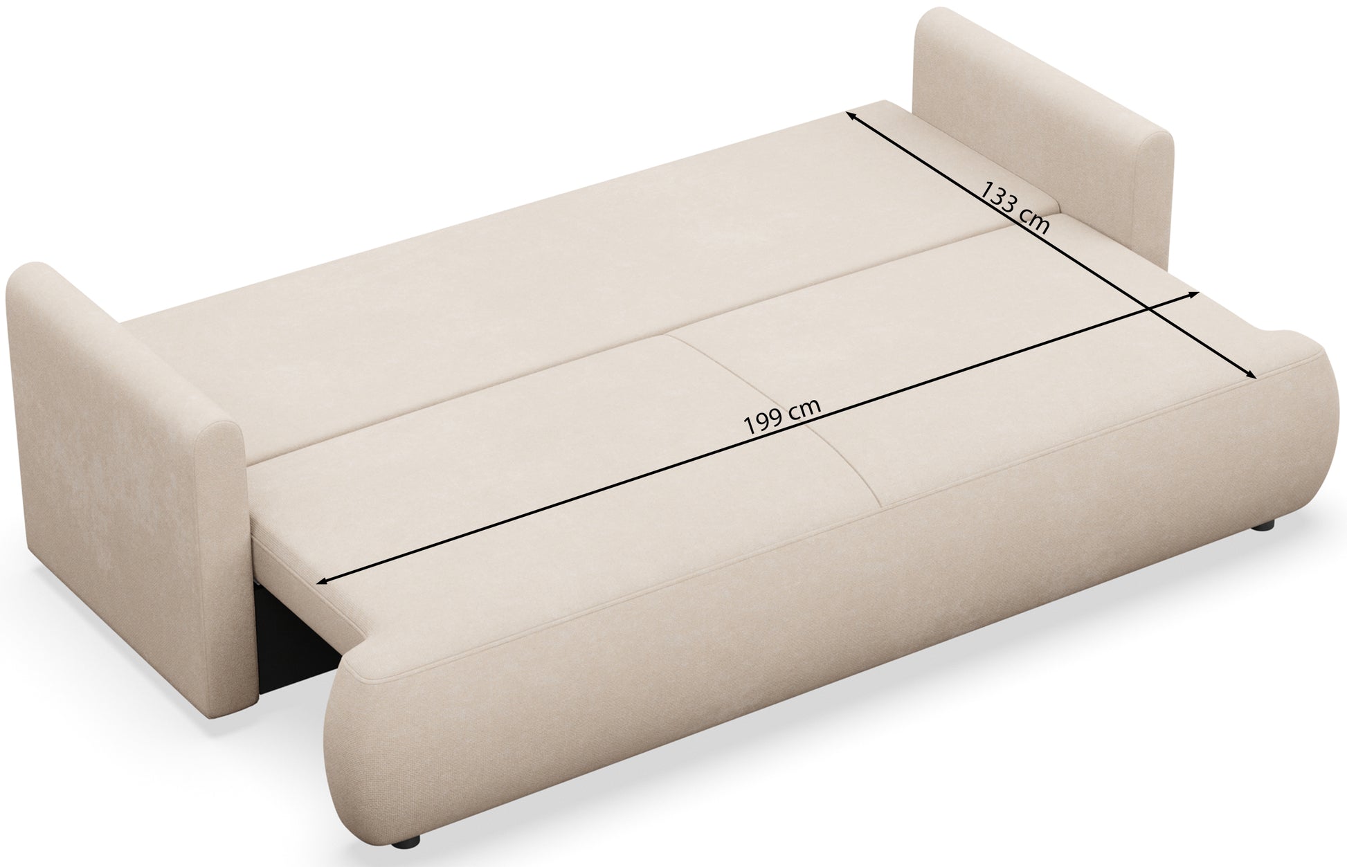 Dīvāns Ovors 226/90/97 cm Castel 03 - N1 Home