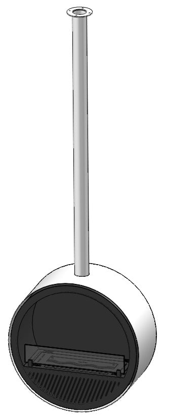 Biokamīns Incyrc Slim 72/30/220 cm melns - N1 Home