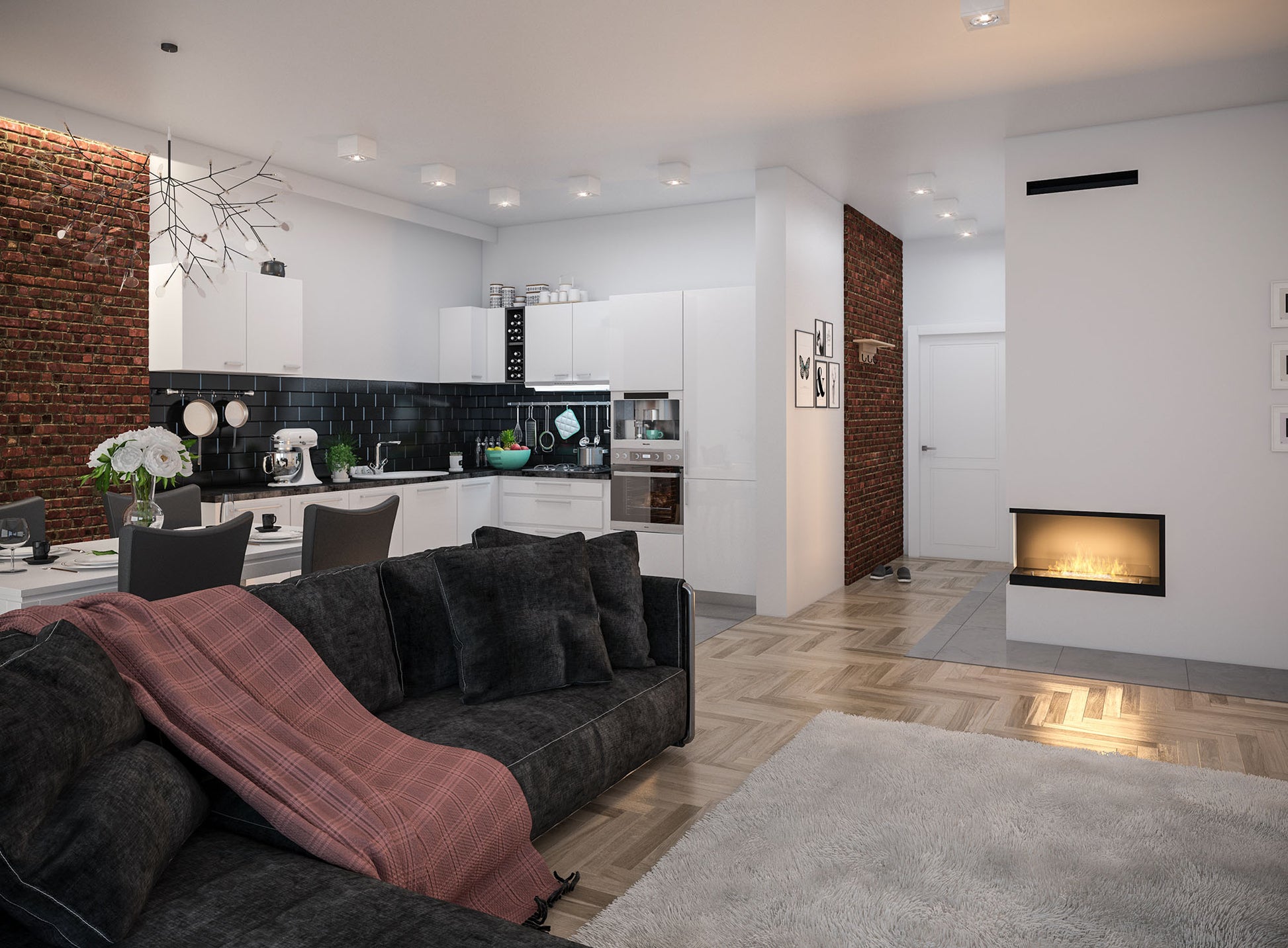 Biokamīns Insi 800V2 84/54/35; 110/50/35 cm melns - N1 Home