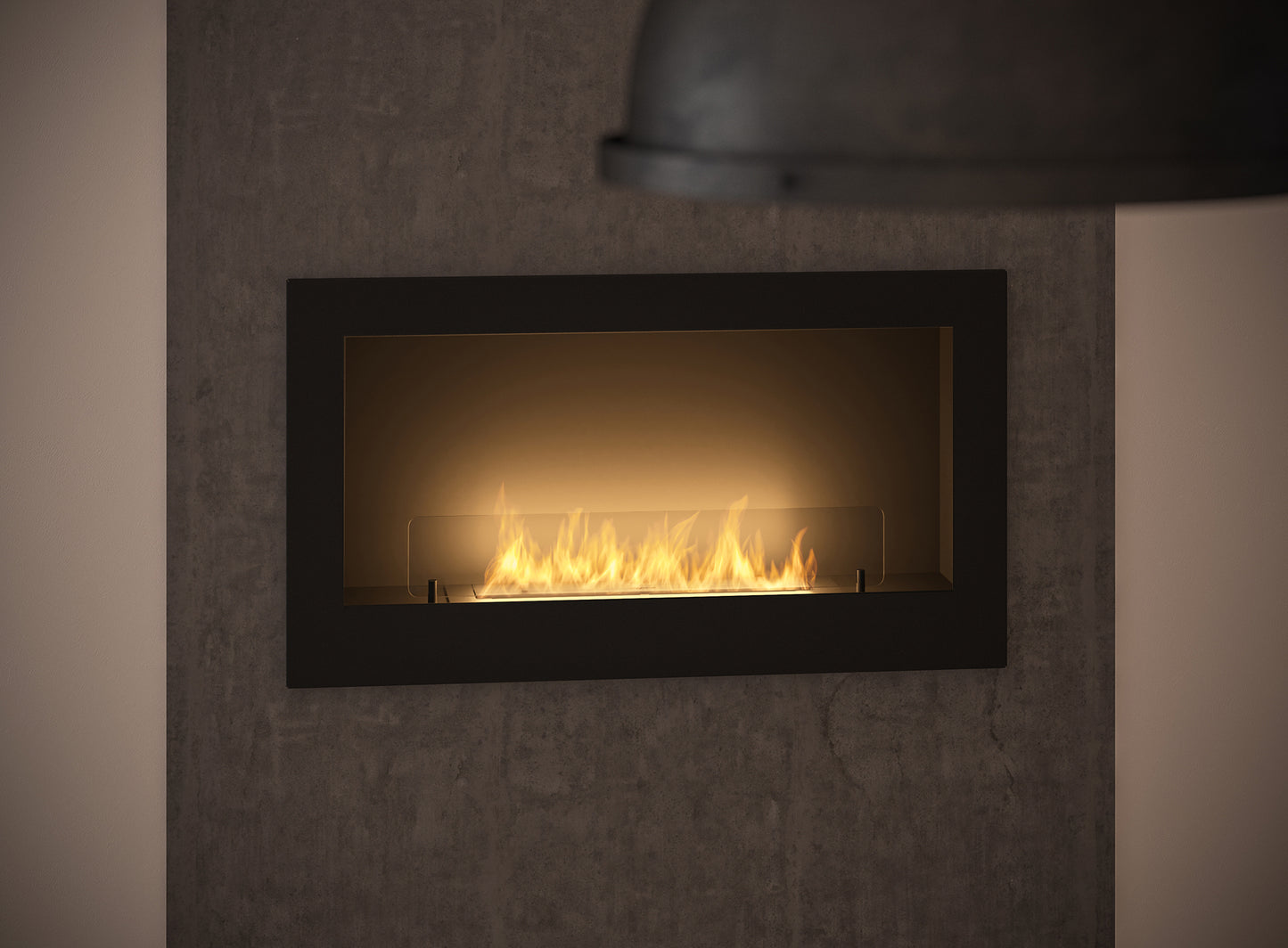 Biokamīns Insi 90/50/16; 120/50/20; 150/50/22 cm melns - N1 Home