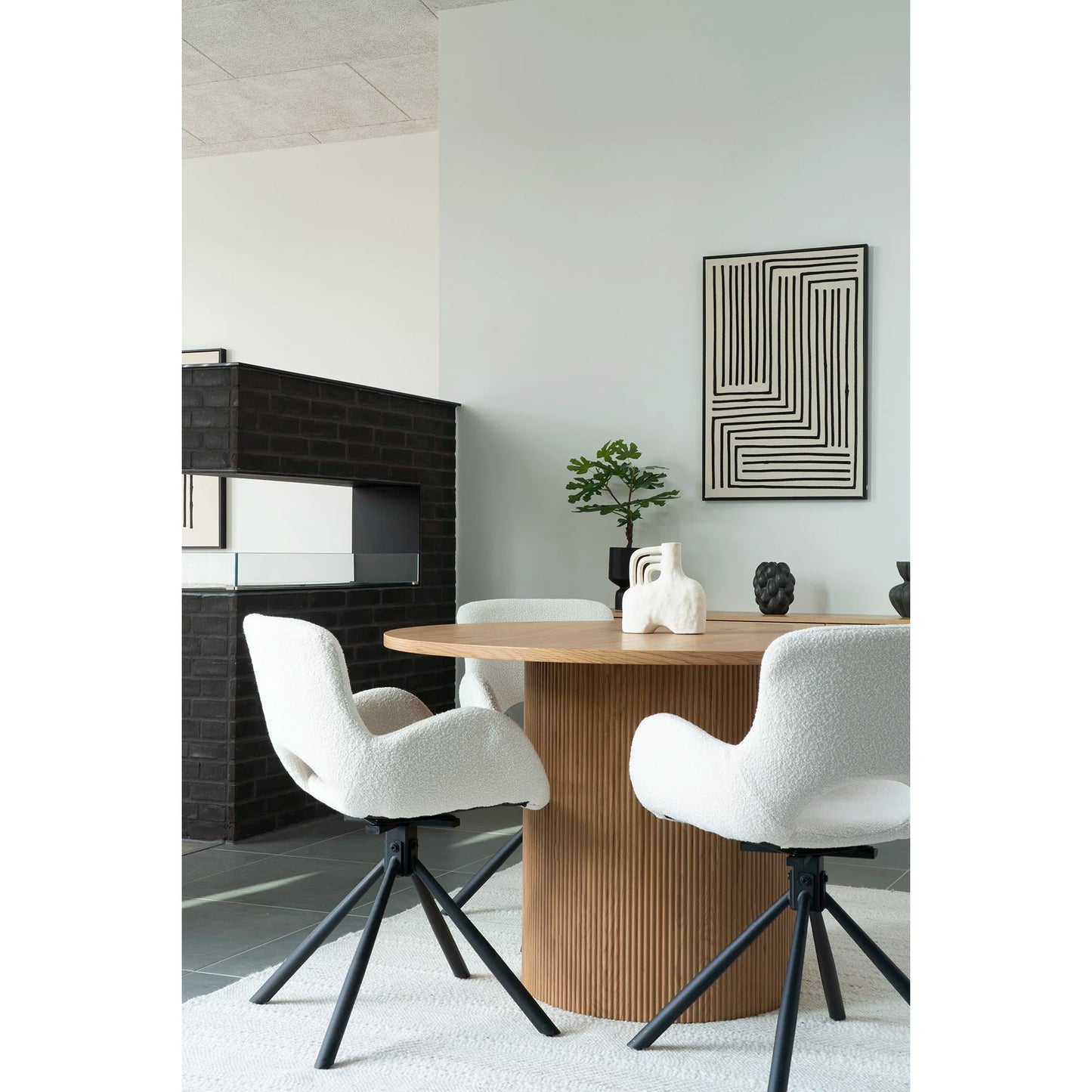 Krēsls Amorab 59/58/82 cm Off-White