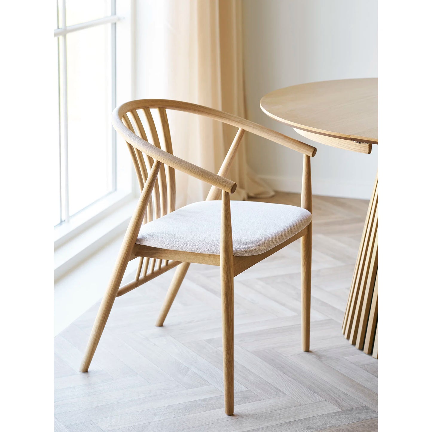 Krēsls Augusto 57/54/78 cm sand/ozols