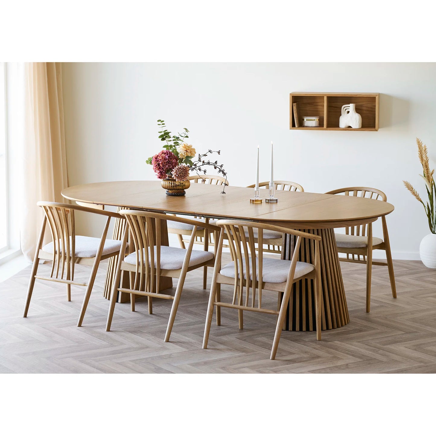 Krēsls Augusto 57/54/78 cm sand/ozols