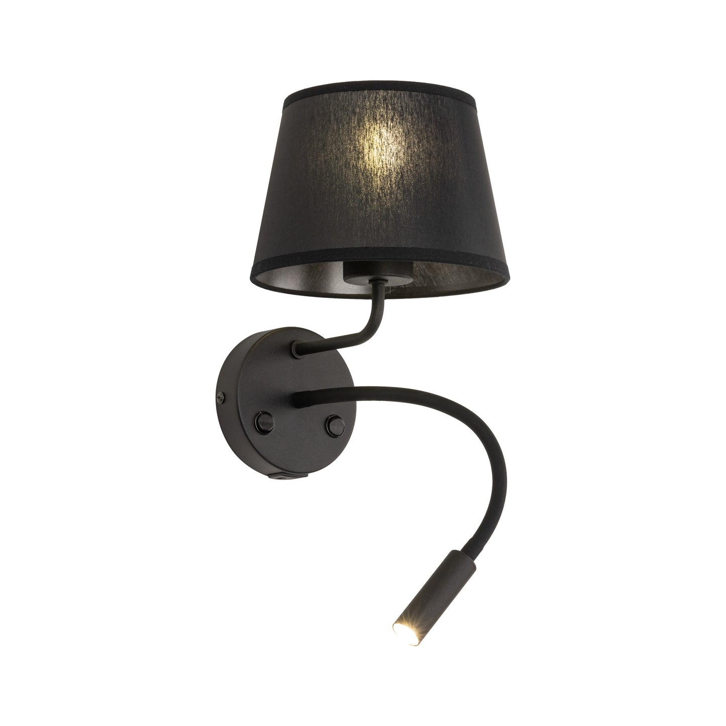 Sienas lampa Aura 190 × 400 × 500 mm melna - N1 Home