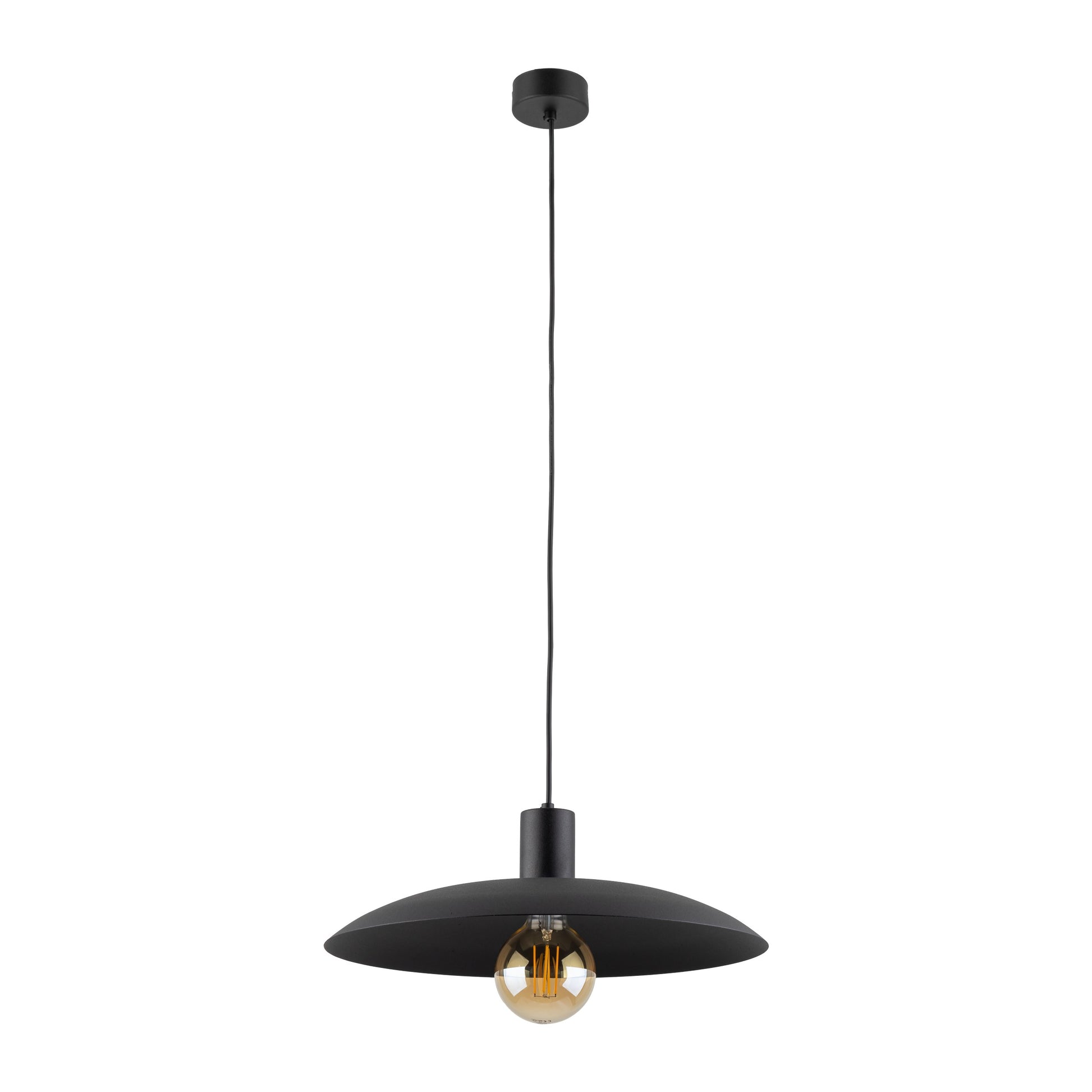 Piekaramā lampa Astra 410 × 410 × 1500 mm melns - N1 Home
