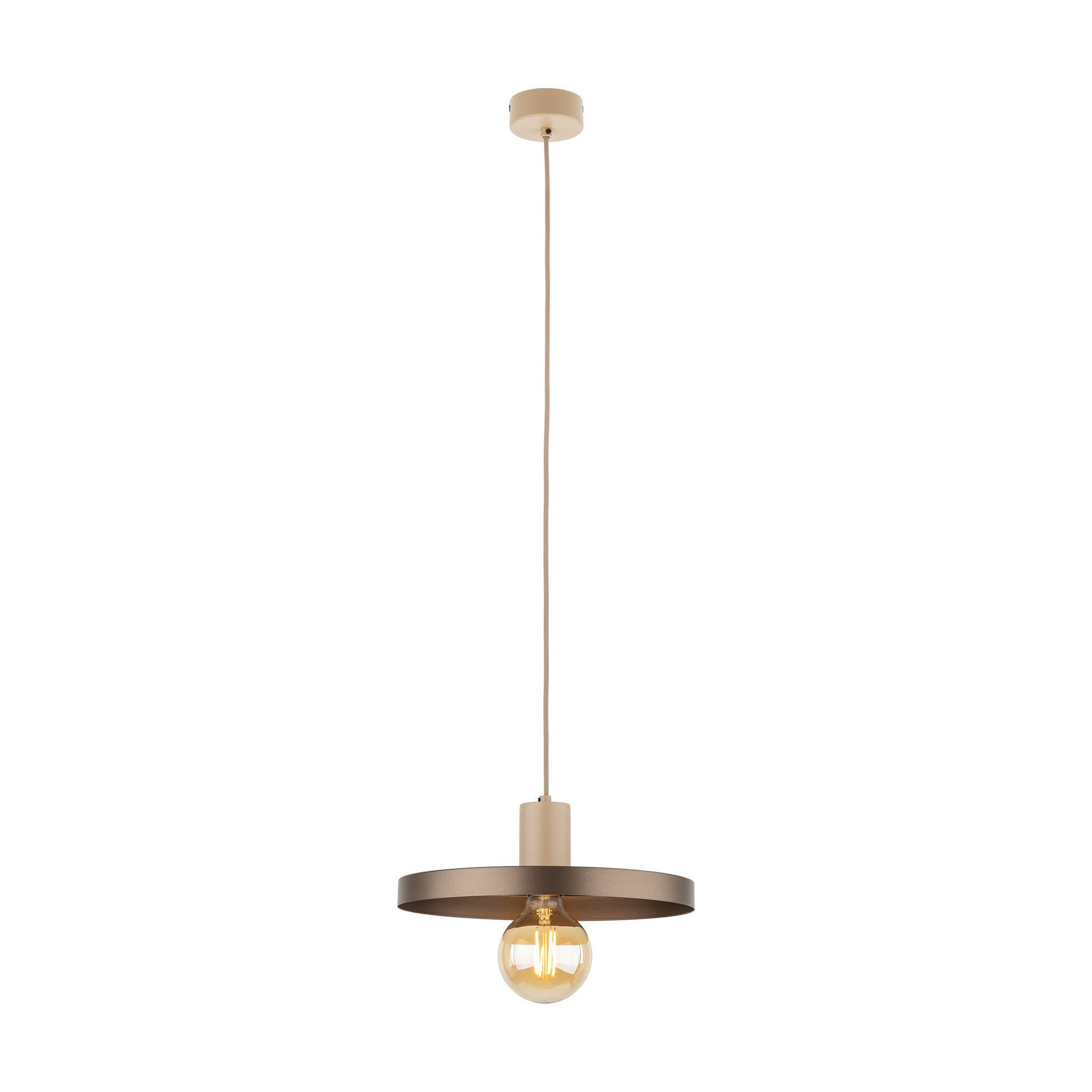 Piekaramā lampa Sila 300 × 300 × 1450 mm Sabia brūns - N1 Home