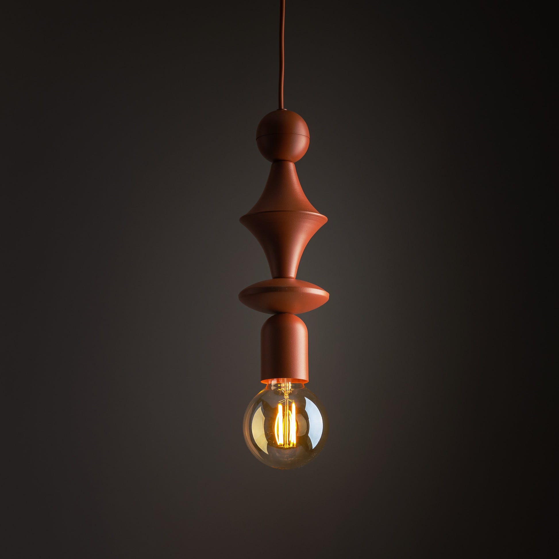 Piekaramā lampa Tower 100 × 100 × 1500 mm ķieģeļu sarkans - N1 Home