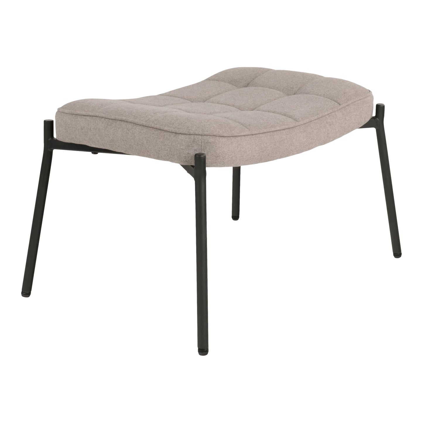 Krēsls un pufs Glaro 70/79/98 cm stone