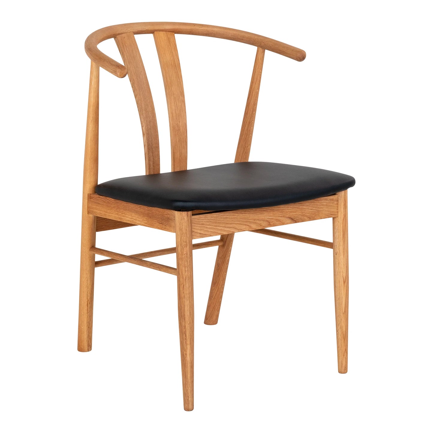 Ēdamgalda komplekts Osara 120/120-160-200/75 cm ozols/melns
