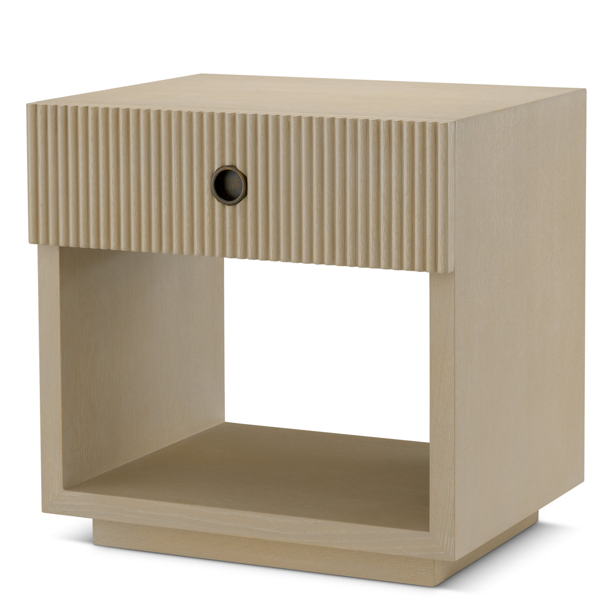 Naktsskapis Dimitrios Eichholtz Washed oak veneer/bronze finish