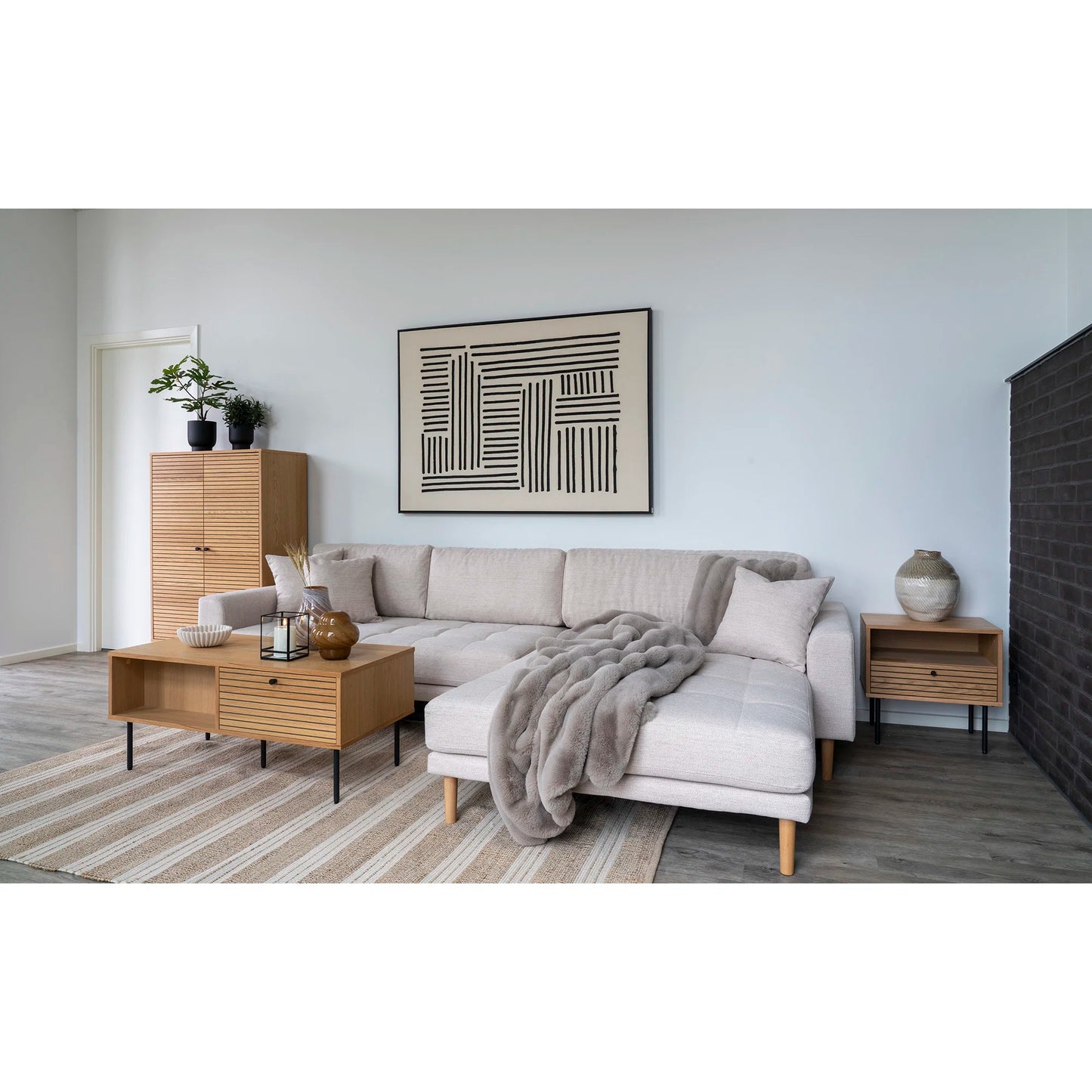 Dīvāns Lounge Lito 290/170/76 cm sand