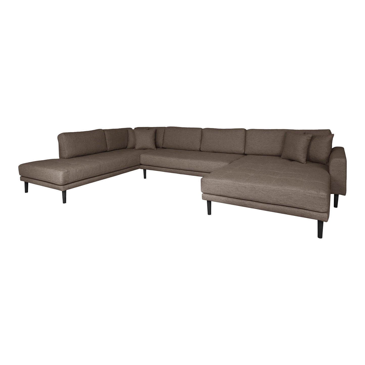 Dīvāns Lito - U 370/220/76 cm brūns