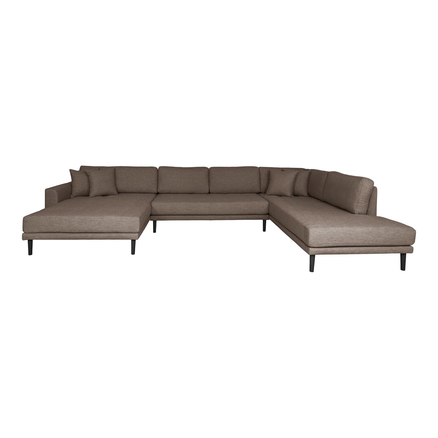 Dīvāns Lito - U 370/220/76 cm brūns