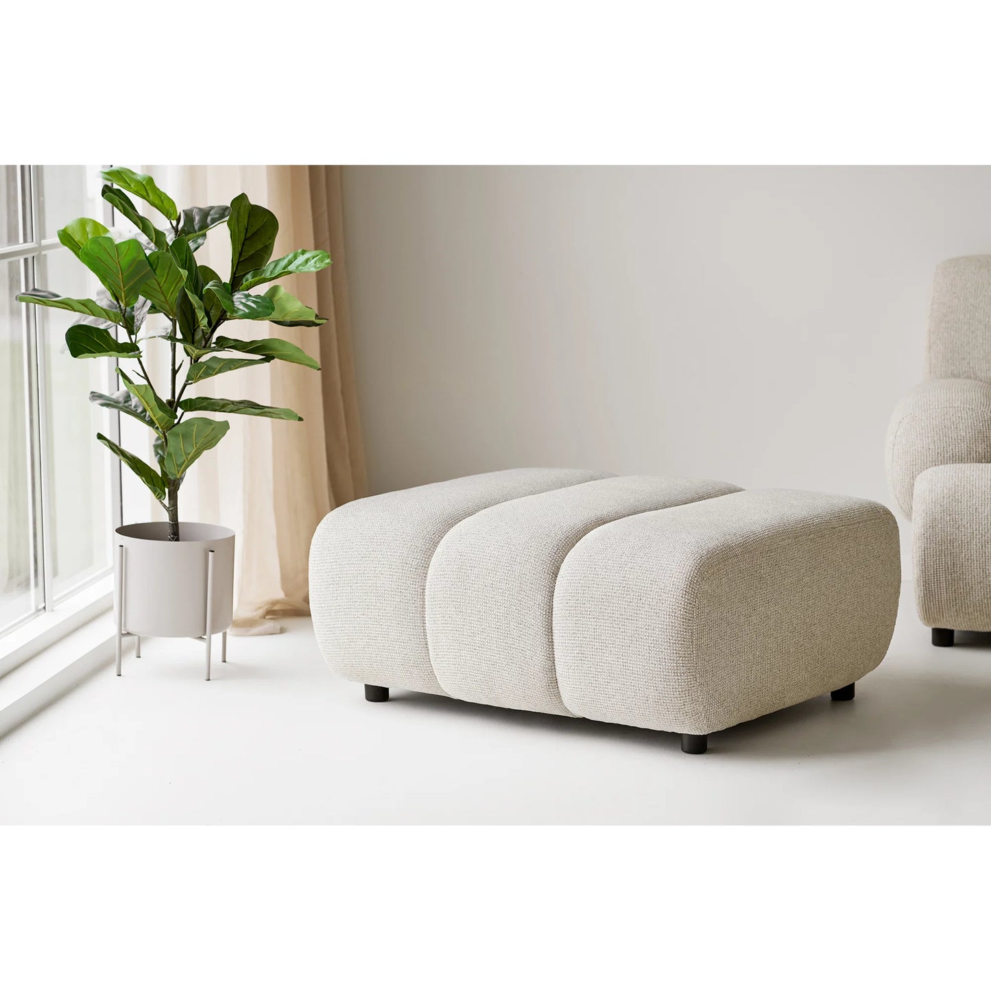 Pufs Tara 89/84/40 cm sand