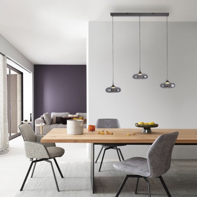 Piekaramā lampa POSH 200/22/97 cm melns