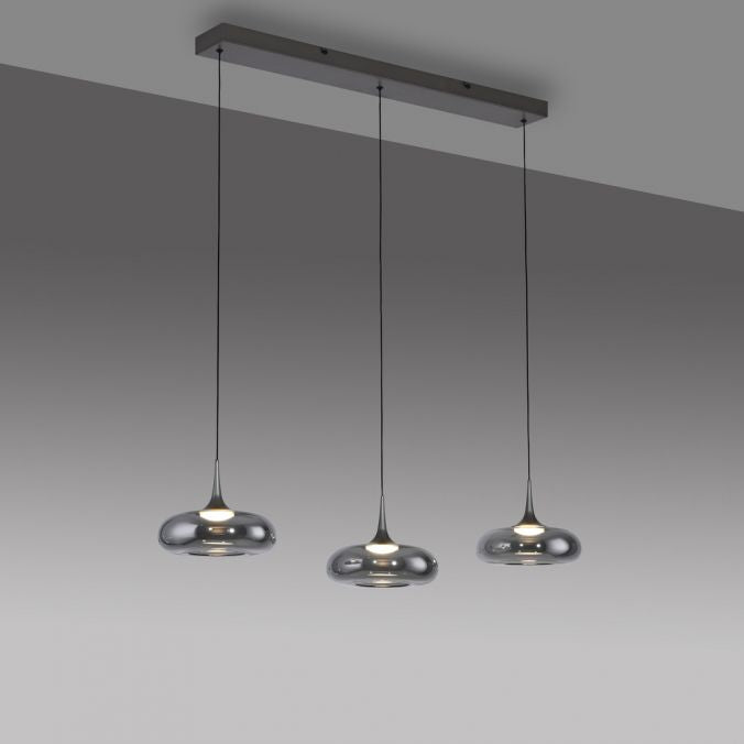 Piekaramā lampa POSH 200/22/97 cm melns