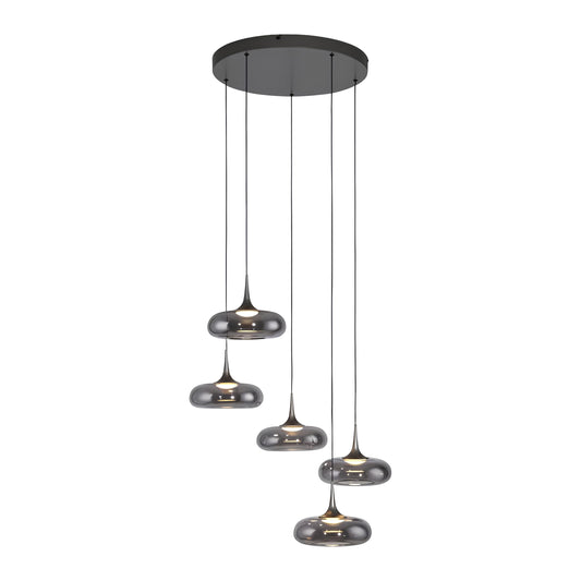 Piekaramā lampa POSH 200/62/62 cm melns