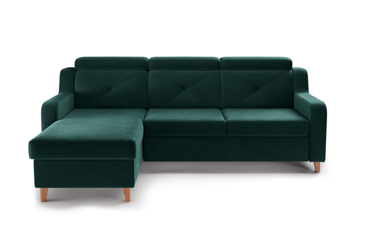 Dīvāns Laks 220/88/165 cm zaļš - N1 Home