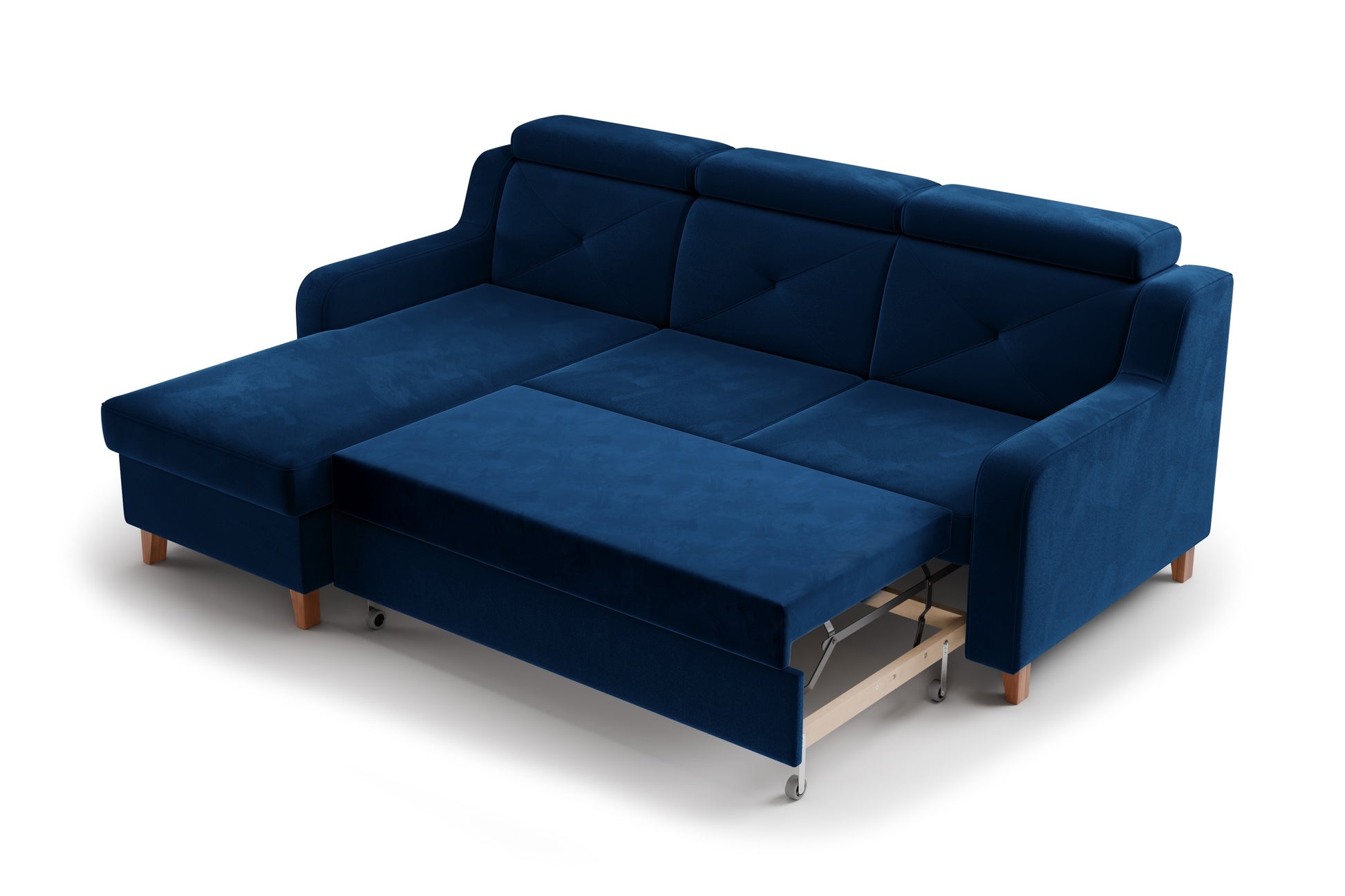 Dīvāns Laks 220/88/165 cm zils - N1 Home