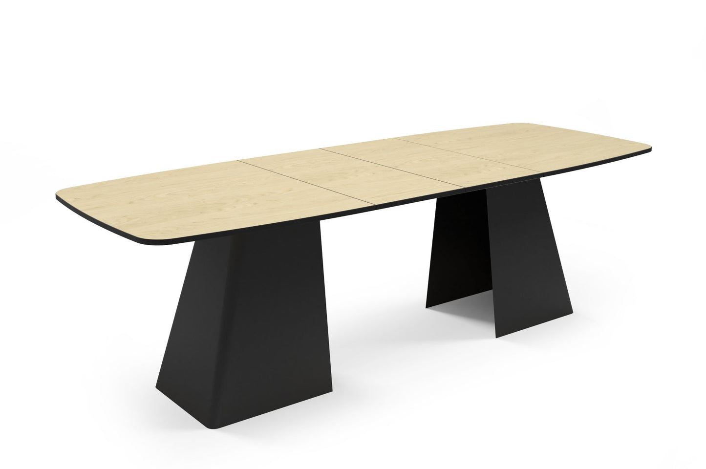 Galds Novaus 180-256/76/110 cm tumši pelēks Čikago - N1 Home