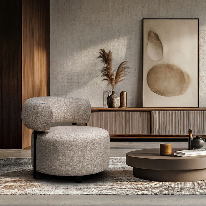 Krēsls Aston Befame 88/87/74 cm krēms - N1 Home