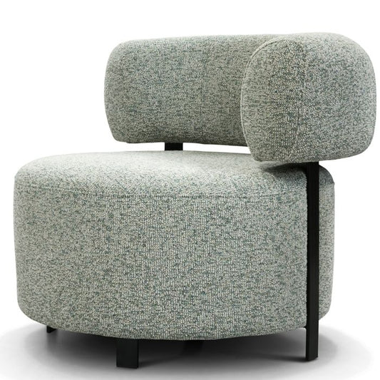 Krēsls Aston Befame 88/87/74 cm gaiši pelēks-zaļs - N1 Home