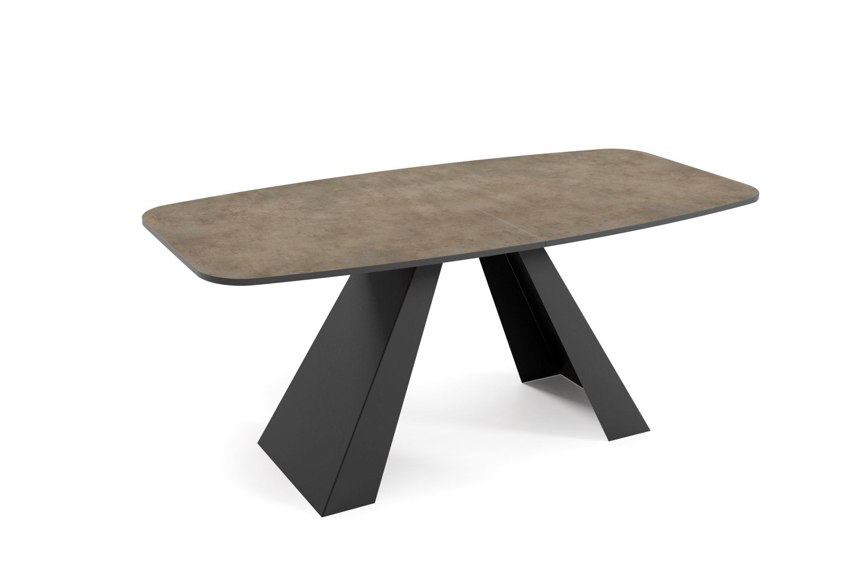 Galds Myra 160/76/80 cm Dark Grey Chicago Concrete - N1 Home