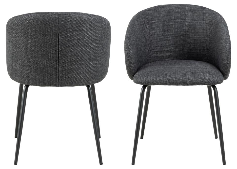 Krēsls Elear 56/54/80 cm tumši pelēks - N1 Home