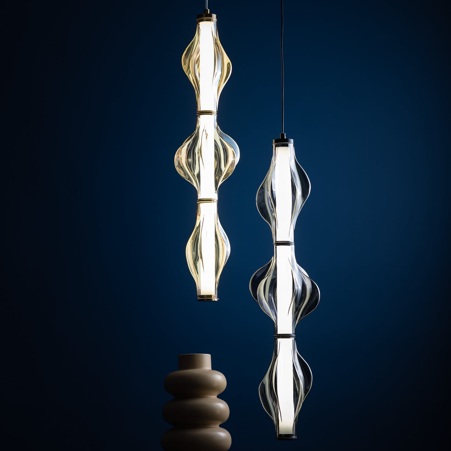 LED piekaramā lampa Elvis 22W 18/18/210 cm bēšs