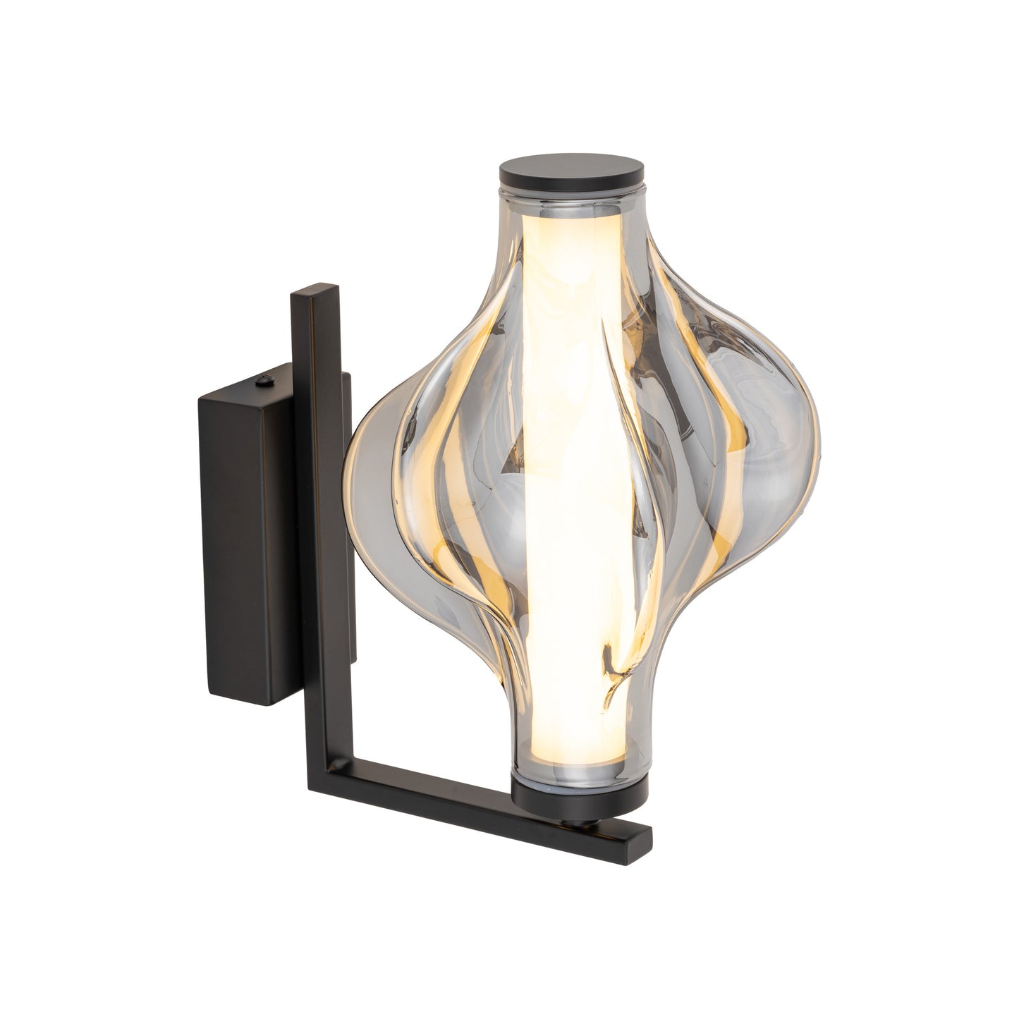 Elvis LED sienas lampa 8W 24/18/26 cm melns