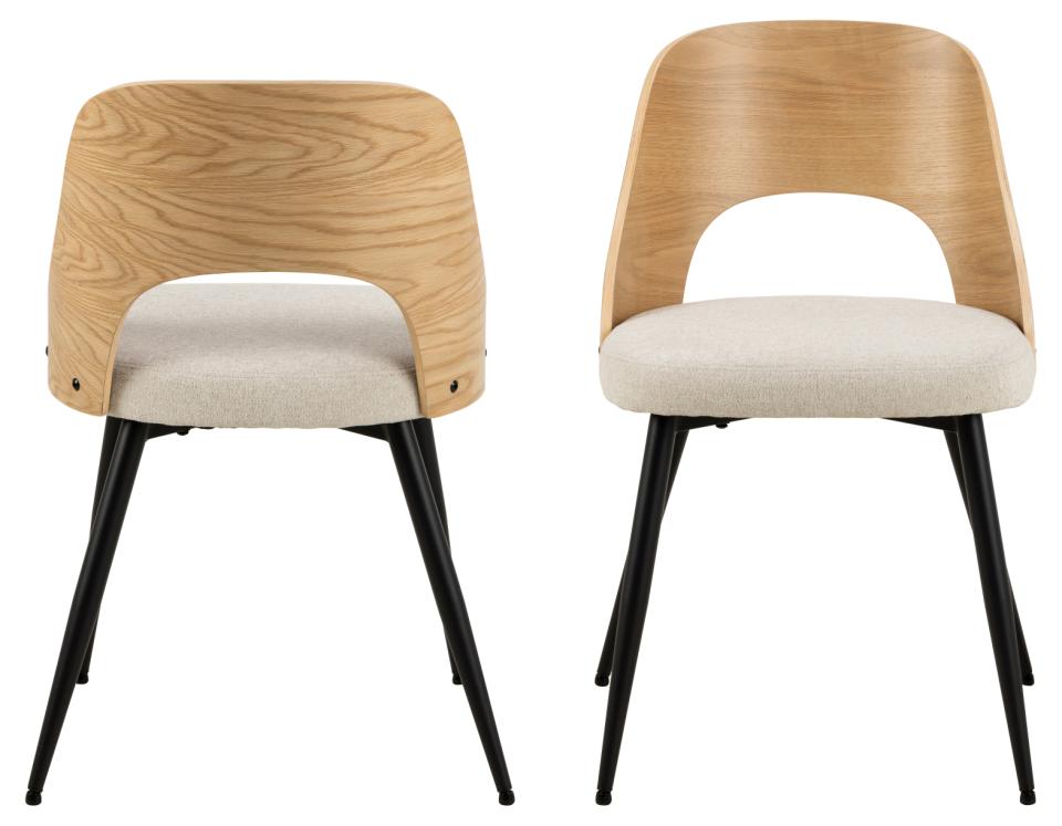 Krēsls Luc 48/53/79 cm bēšs/ozols - N1 Home