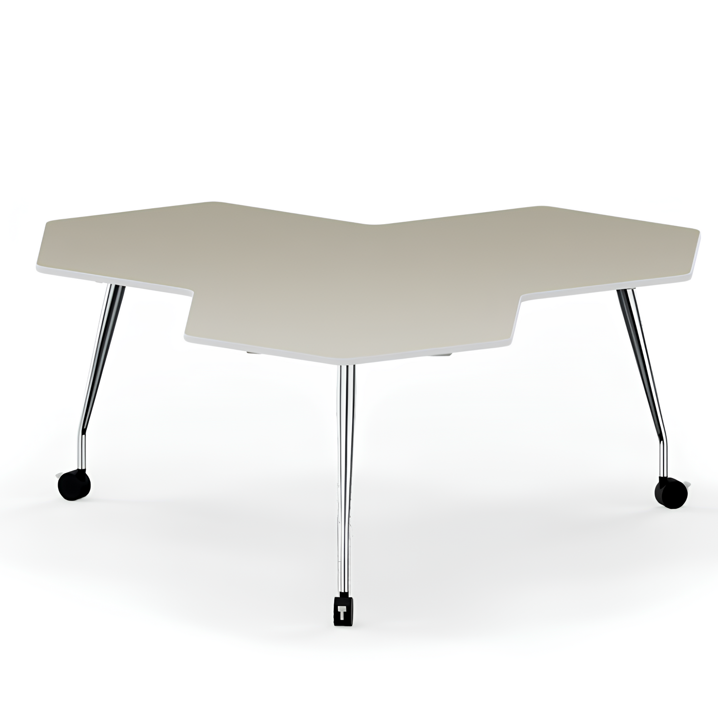 Biroja galds Sero 173/173/74,3 cm hroms - N1 Home