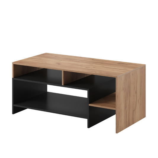 Kafijas galdiņš Aliva 120/60/53 cm antracīts/ozols - N1 Home