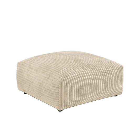 Pufs Martina Micadoni 106/44/106 cm Corduroy (Til03) Light beige