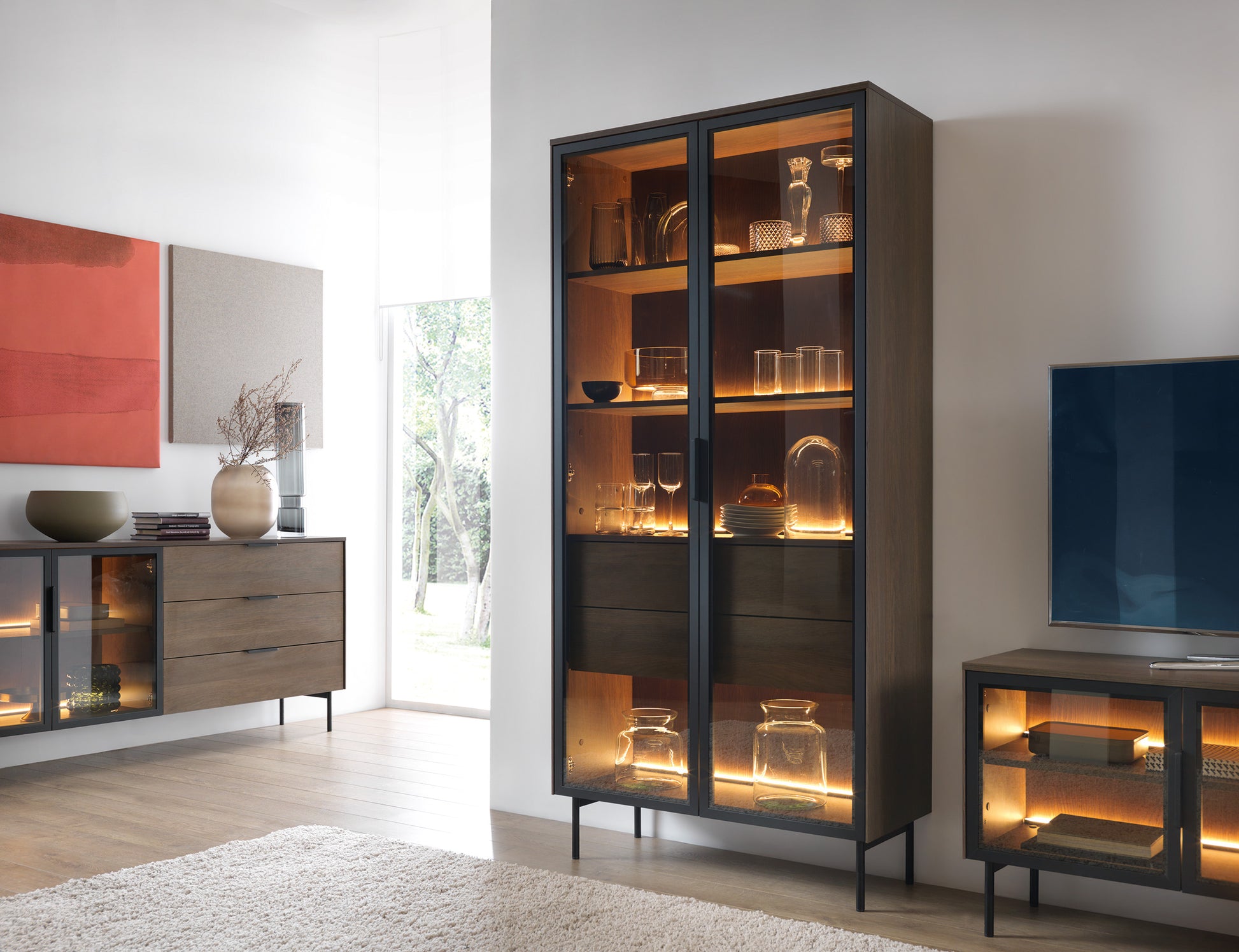 Kumode Lumio 181/82/39 cm Dunin ozols - N1 Home