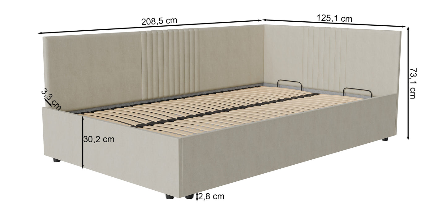Gulta Nuvel 125/73/208 cm Cloud 72