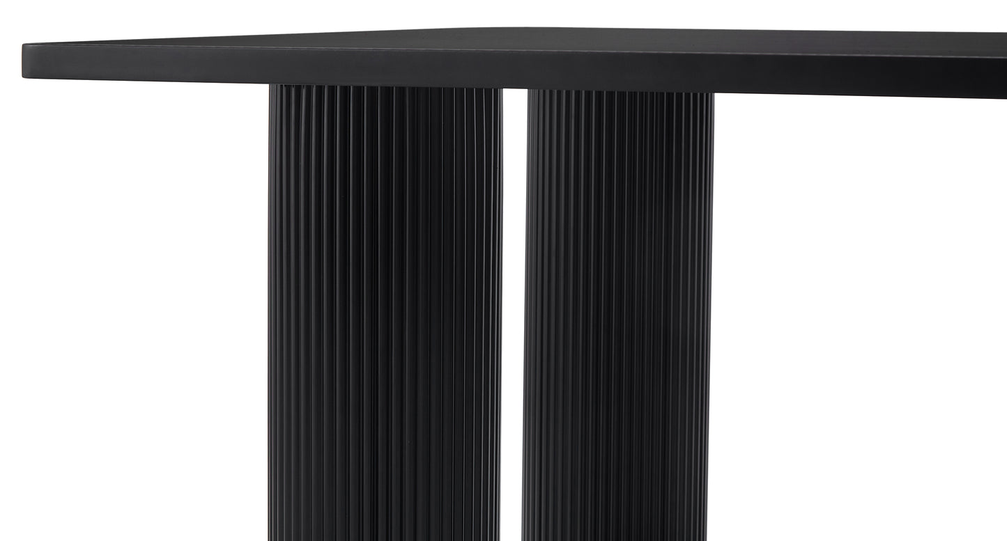 Galds Dikali 75/150/90 cm melns - N1 Home