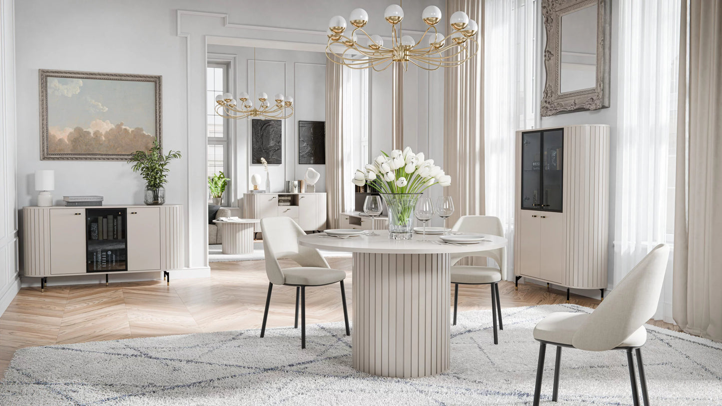 Skapis Zanto 112/40/155 cm kašmirs