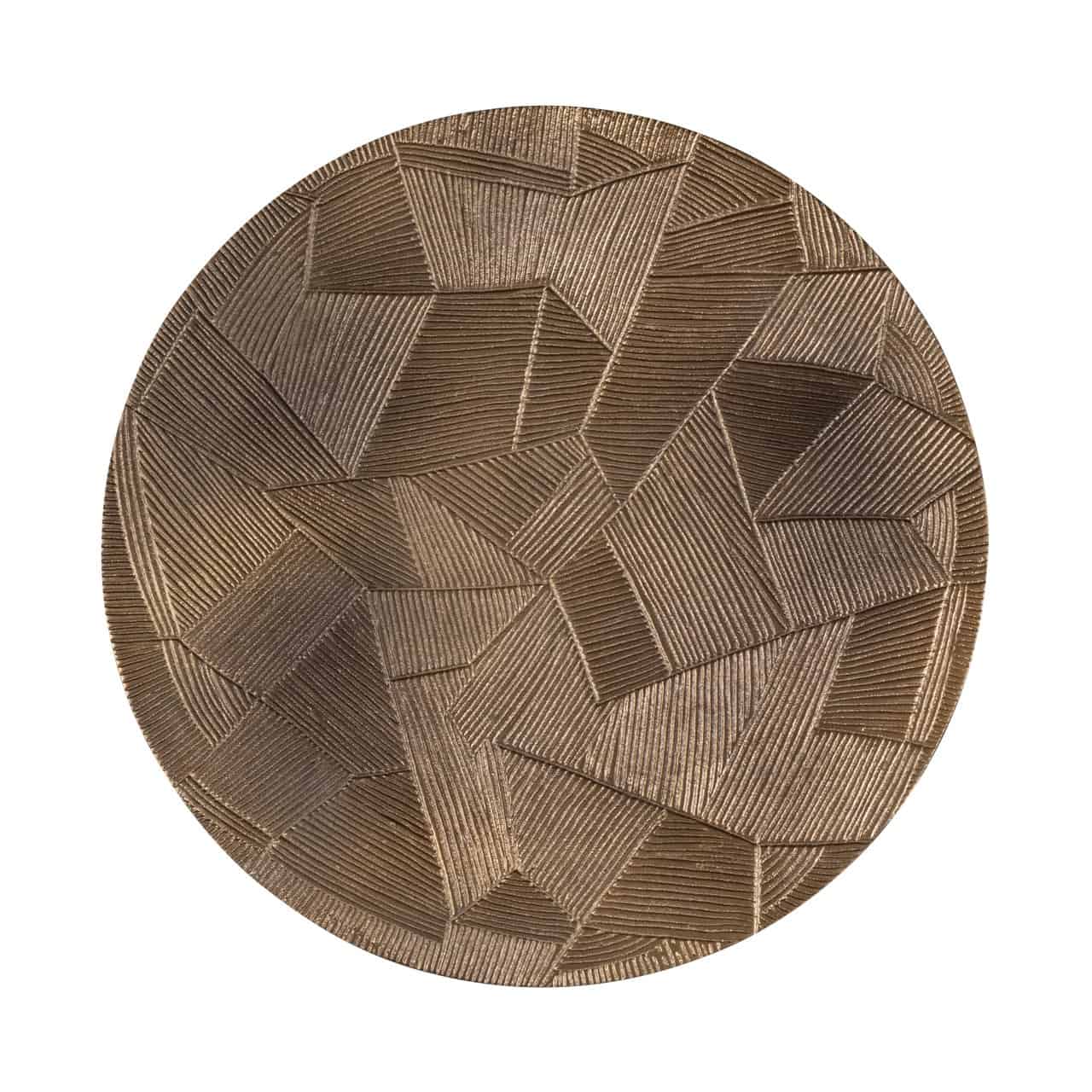 Kafijas galds Tulum (Set of 2) Richmond Interiors 43/60/43 cm brushed gold