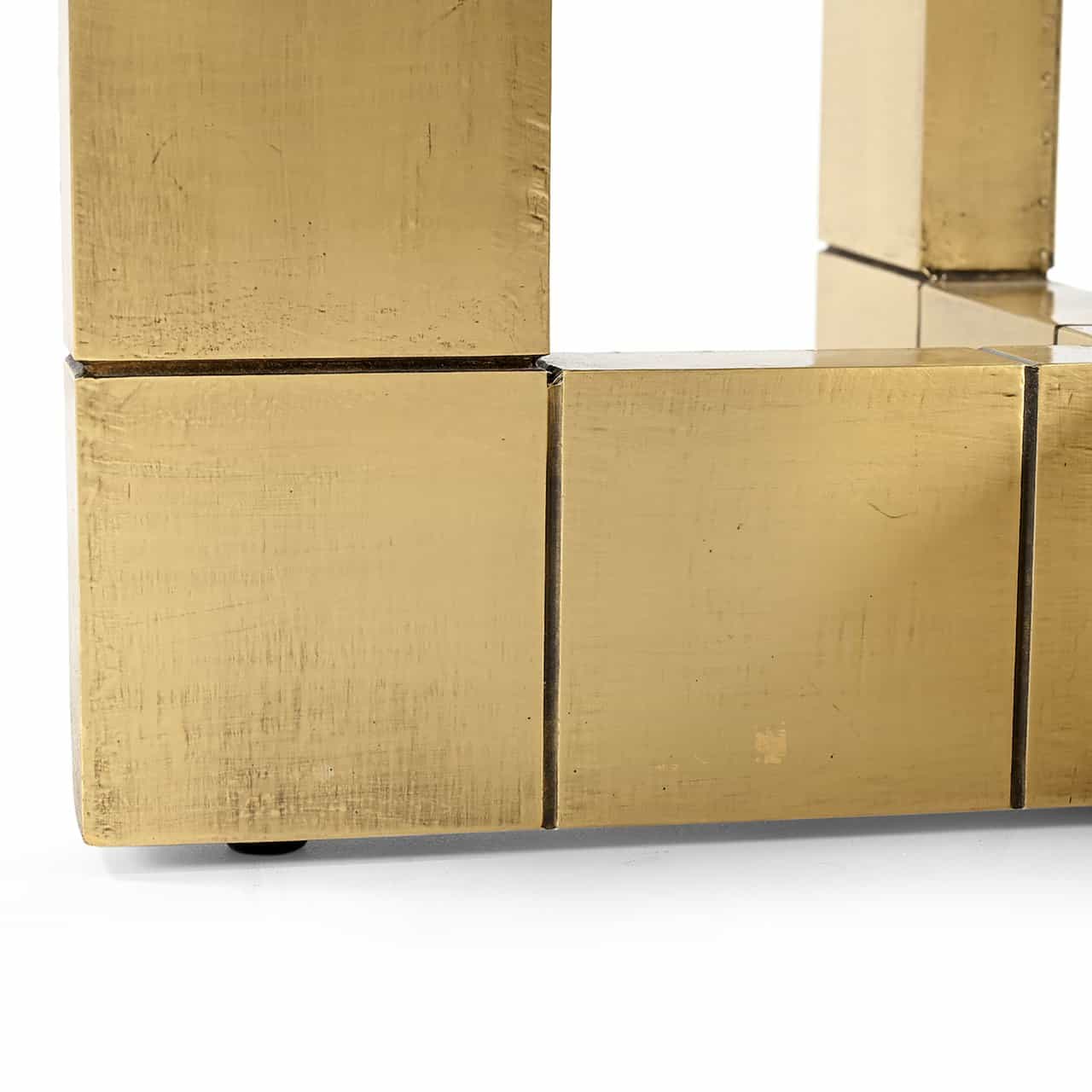 Galds Collada Richmond Interiors 130/76/130 cm melns/zelts