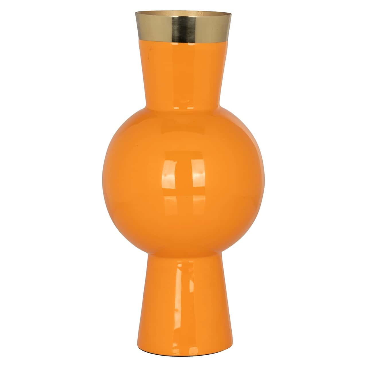 Vāze Clem Richmond Interiors 15,5/15,5/32 cm oranžs