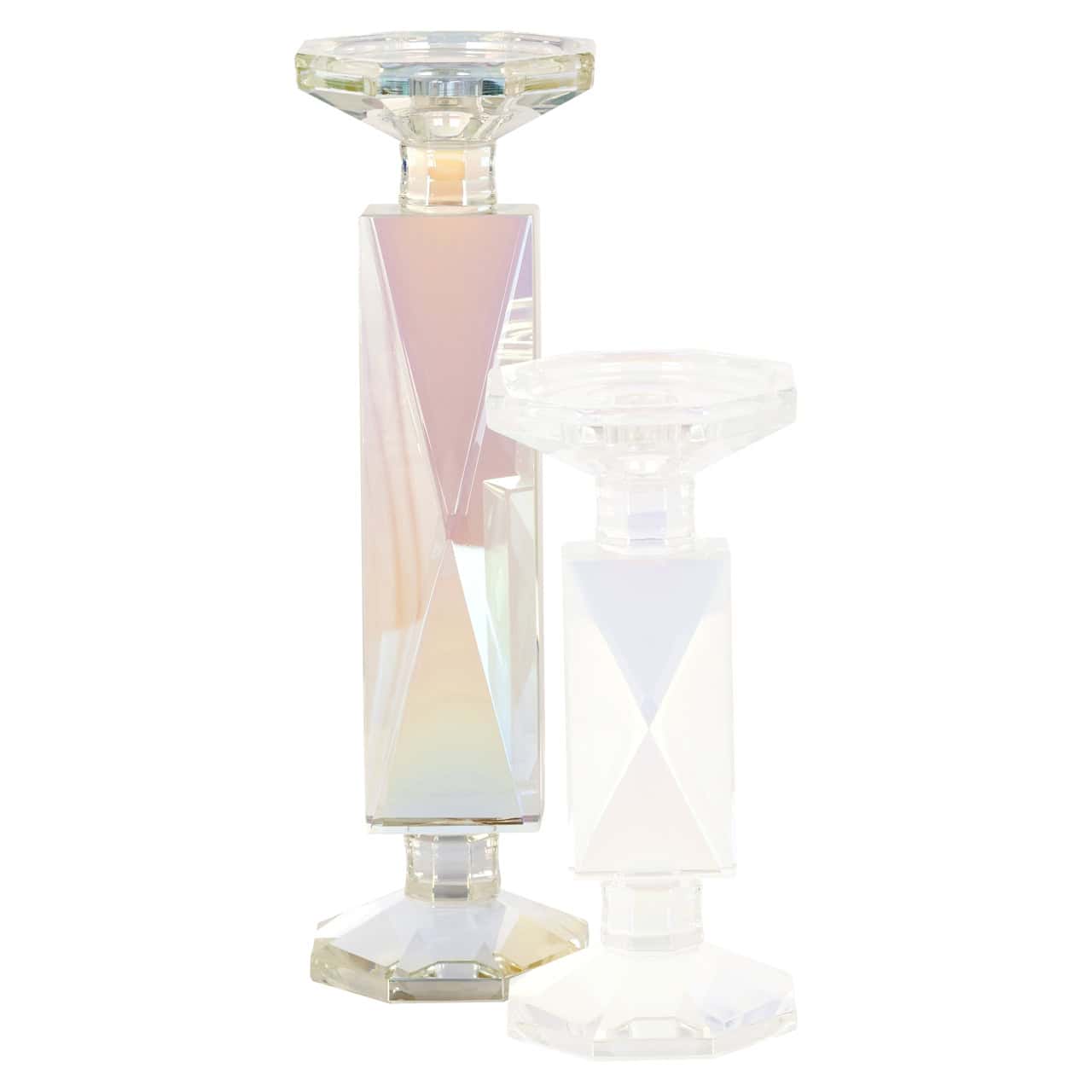 Svečturis Rainbow L Richmond Interiors 30/10/10 cm balts - N1 Home
