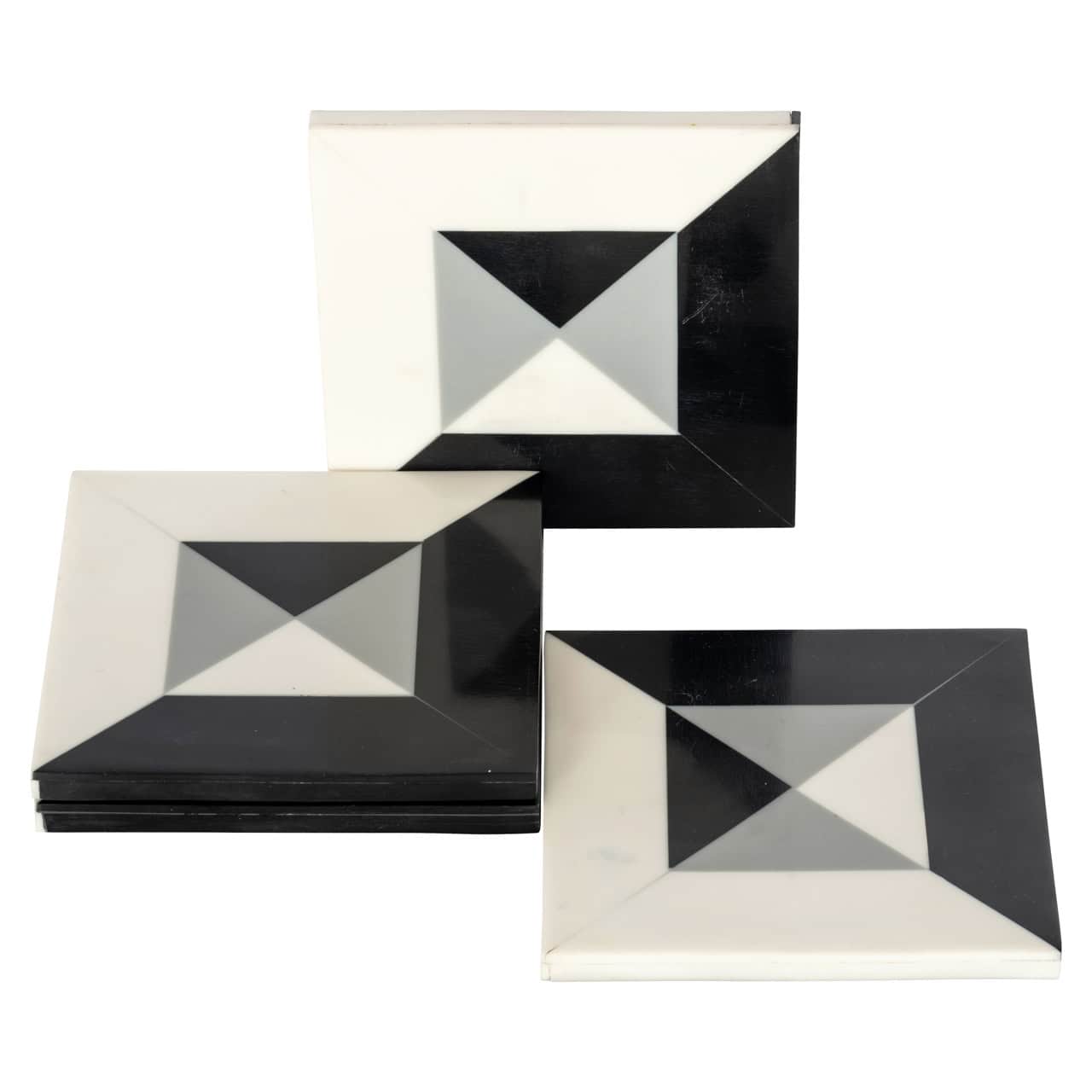 Vīna un bāra aksesuārs Louel Richmond Interiors 10/10/ 0,8 cm melns/balts
