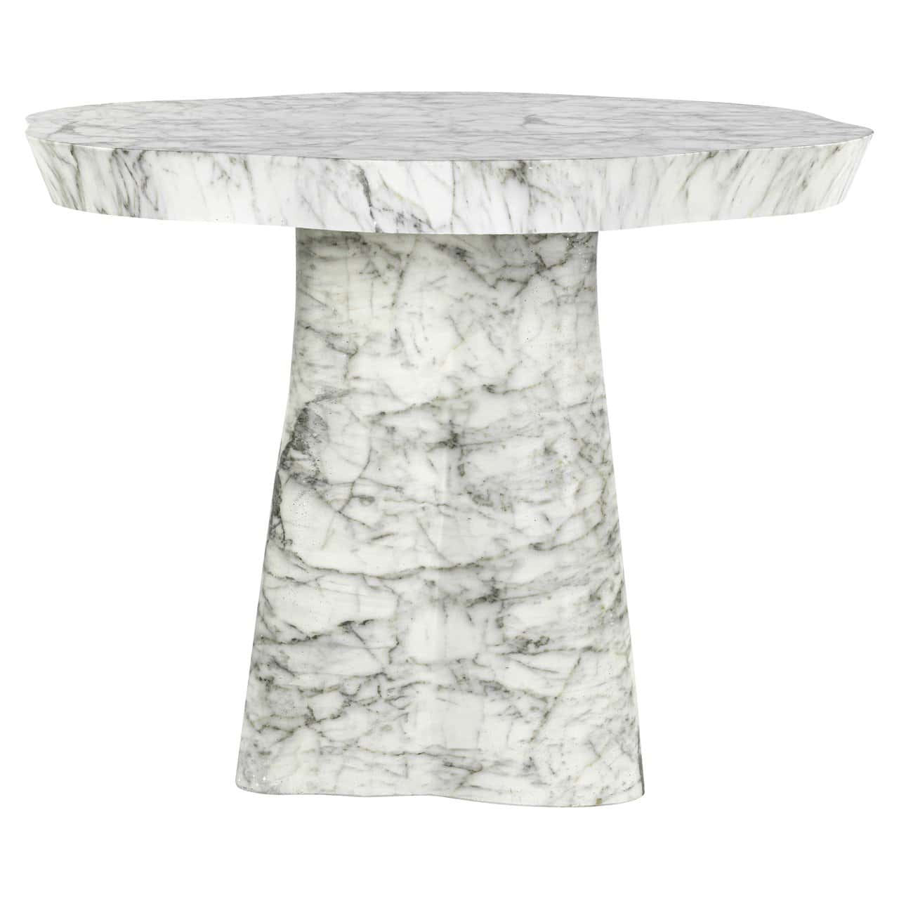 Āra galds Rockyard Richmond Interiors 100;140/76;78/100/140 cm balts marble look