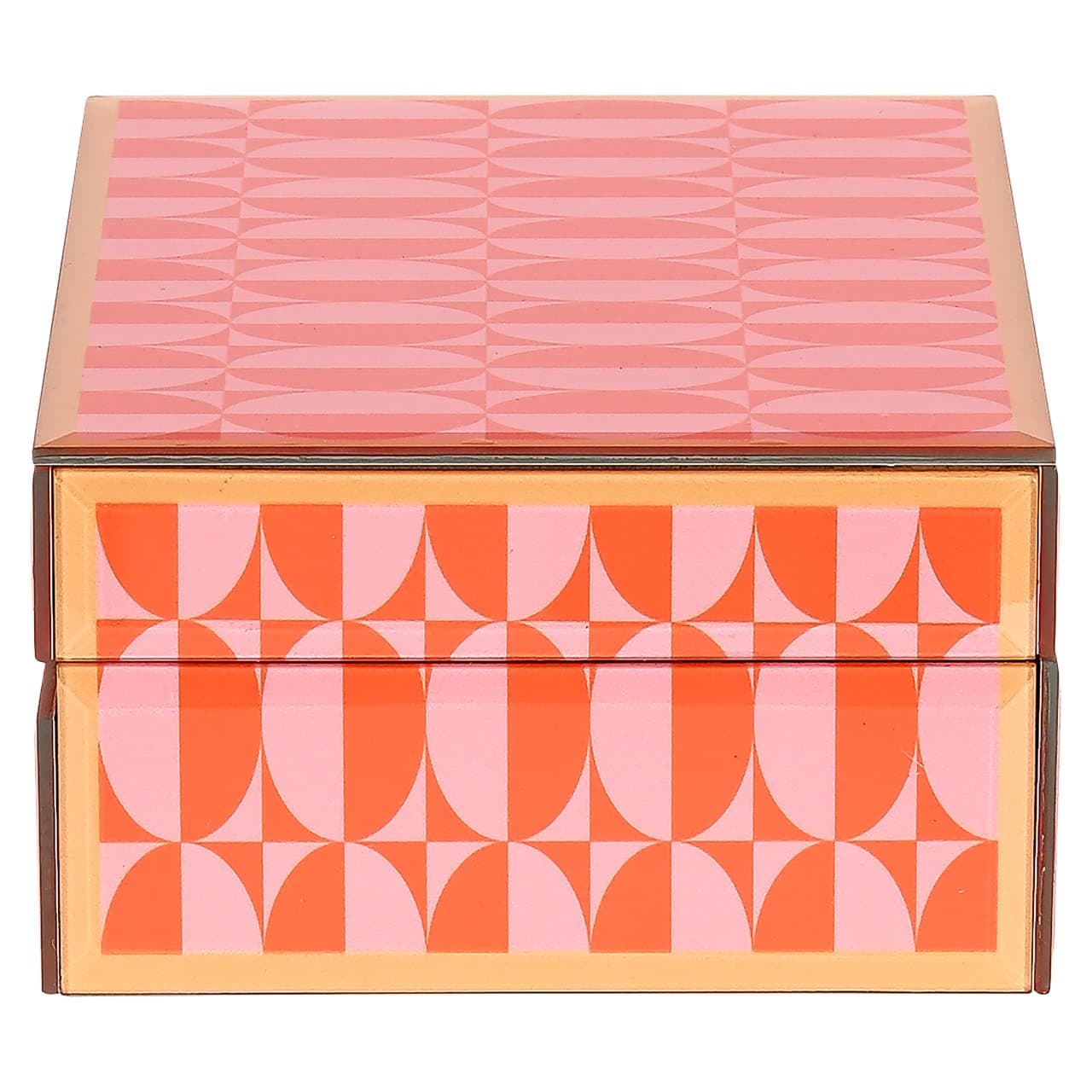 Uzglabāšanas kaste Abba Richmond Interiors 13/18/7; 17/22/9 cm rozā