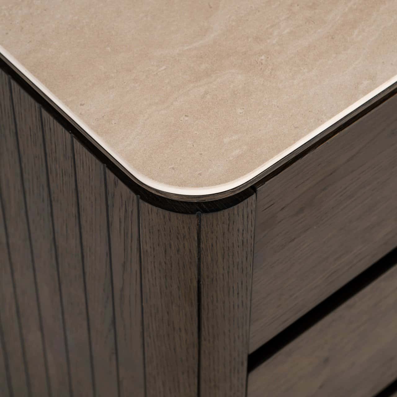 Naktsskapis Ritz Richmond Interiors 55/65/40 cm brūns