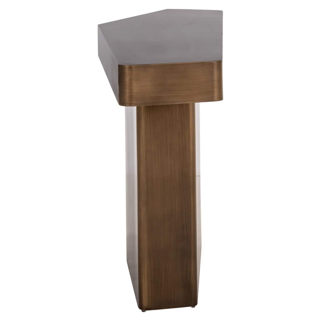 Konsole Hexa Richmond Interiors 75/150/40 cm brushed gold